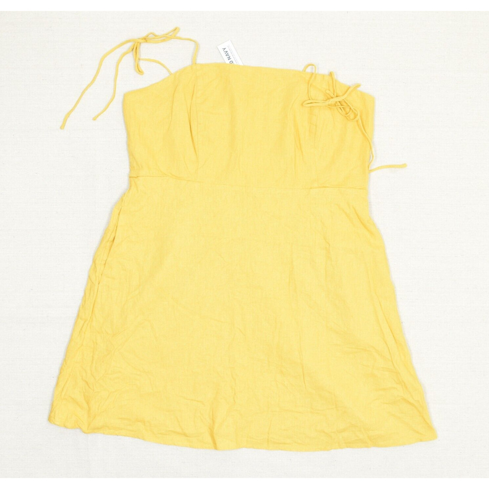 Old Navy Yellow Strapless Dress